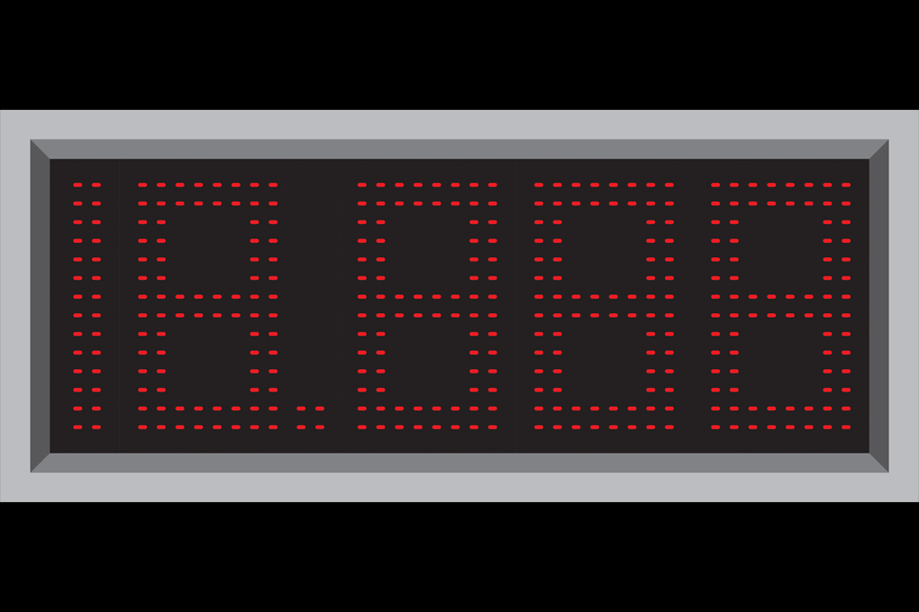 Panel LED númerico de 40 centímetros (16 Pulgadas) - Ingenio ...